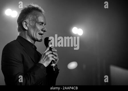 Il cantante Sting a Griminelli & Friends concerto Foto Stock