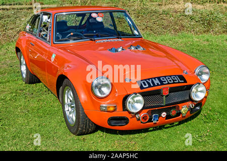 Un 1974 MGB GT V8 Sebring classic auto sportiva Foto Stock