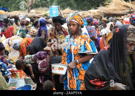 Paese Dogon : villaggio di Bamba Foto Stock