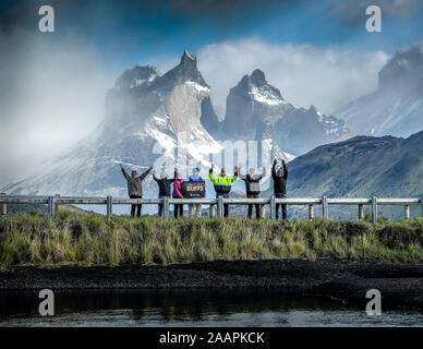 Foto scattate in Patagonia , Cile e Argentina , durante un tour fotografico per piccoli gruppi gestito da Alexmaureira.com Foto Stock