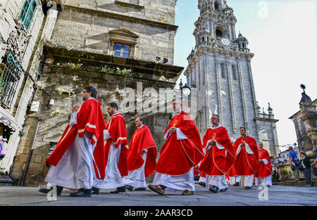 Catedral de Santiago de Compostela Spagna Spain Foto Stock