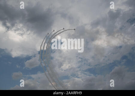 Aeroshell North American T6 Harvard -Sun n' airshow di divertimento, Lakeland Florida Foto Stock