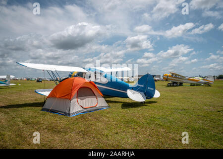 Piani su schermo : Sun n' airshow di divertimento, Lakeland Florida Foto Stock