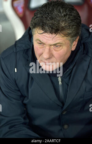 Torino, Italia. 23 Nov, 2019. Il 23 novembre 2019; Grande Olimpico di Torino Stadium, Torino, Piemonte, Italia; di calcio della Serie A, Torino contro Inter Milan; Walter Mazzarri il coach di Torino FC - Editoriale usare carte di credito: Azione Plus immagini di sport/Alamy Live News Foto Stock