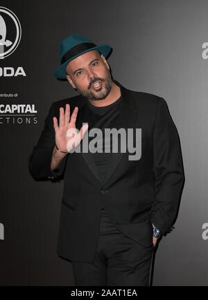 Milano, Italia. 23 Nov, 2019. Milano, storie VANITYFAIR 2019 Space cinema Odeon tappeto rosso nella foto: Marco D'Amore: Credito indipendente Agenzia fotografica/Alamy Live News Foto Stock