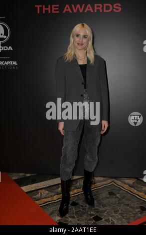 Milano, Italia. 23 Nov, 2019. Milano, storie VANITYFAIR 2019 Space cinema Odeon tappeto rosso nella foto: Michela D'Angelo Credit: Indipendente Agenzia fotografica/Alamy Live News Foto Stock