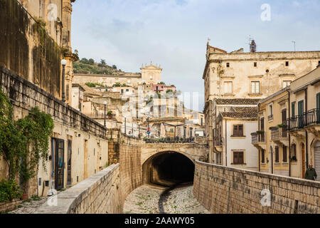 Scicli, Provincia di Ragusa, Sicilia Foto Stock