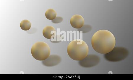 3D sfera sfondo vettoriale. design realistico in eps 10 Illustrazione Vettoriale