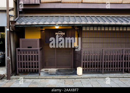 L'Hard Rock Cafe a Kyoto, in Giappone. Foto Stock