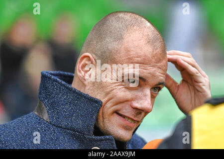 Groningen, Paesi Bassi. 24 Novembre, 2019. GRONINGEN, 24-11-2019 Euroborg stadium, olandese Eredivisie stagione calcistica 2019/2020 . Danny Buijs durante la partita FC Groningen - Feyenoord Credito: Pro scatti/Alamy Live News Foto Stock