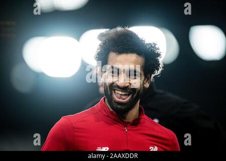 Londra, INGHILTERRA - 23 NOVEMBRE: Mohamed Salah del Liverpool FC durante la partita della Premier League tra il Crystal Palace e il Liverpool FC al Selhurst Park Foto Stock