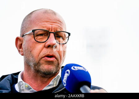 WAALWIJK, Paesi Bassi. 24 Nov, 2019. calcio eredivisie Olandese, stagione 2019-2020, RKC coach Fred Grim, prima della partita RKC - Emmen, Credito: Pro scatti/Alamy Live News Foto Stock