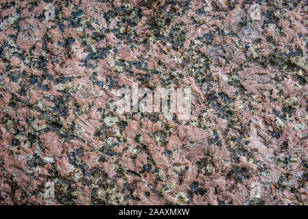 Chiudere su un Bla Jungfrun di roccia di granito Foto Stock