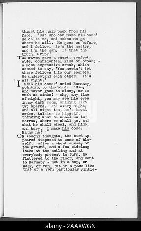 Fletcher, Angus ALS A si riferisce alla morte di grip, raven in Dickens' Barnaby Rudge dattiloscritte con passaggio del libro trattano la Raven 1841 giugno 15 Fletcher, Angus. Sensore ALS. Si riferisce alla morte di grip, raven in Dickens' Barnaby Rudge. Con dattiloscritte passaggio del libro trattano la Raven 1841 giugno 15; Fletcher, Angus. Sensore ALS. Si riferisce alla morte di grip, raven in Dickens' Barnaby Rudge. Con dattiloscritte passaggio del libro trattano la Raven 1841 giugno 15 Foto Stock