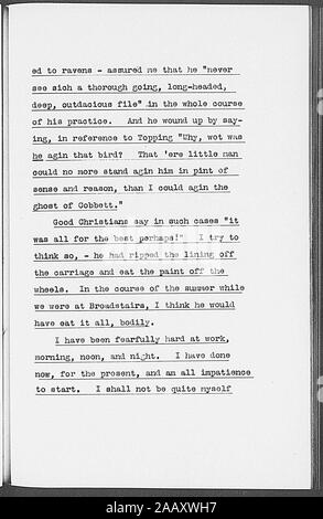 Fletcher, Angus ALS A si riferisce alla morte di grip, raven in Dickens' Barnaby Rudge dattiloscritte con passaggio del libro trattano la Raven 1841 giugno 15 Fletcher, Angus. Sensore ALS. Si riferisce alla morte di grip, raven in Dickens' Barnaby Rudge. Con dattiloscritte passaggio del libro trattano la Raven 1841 giugno 15; Fletcher, Angus. Sensore ALS. Si riferisce alla morte di grip, raven in Dickens' Barnaby Rudge. Con dattiloscritte passaggio del libro trattano la Raven 1841 giugno 15 Foto Stock