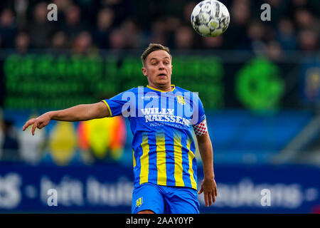 WAALWIJK, Paesi Bassi. 24 Nov, 2019. calcio eredivisie Olandese, stagione 2019-2020, RKC player Daan Rienstra, durante la partita RKC - Emmen, Credito: Pro scatti/Alamy Live News Foto Stock