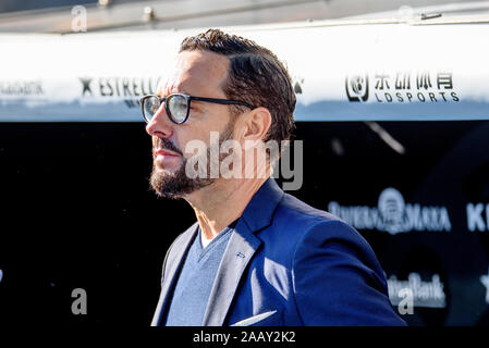 Barcellona, Spagna. 24Sep, 2019. Getafe's coach Jose Bordalas durante la Liga match tra RCD Espanyol e Getafe CF al RCDE Stadium di Barcellona, Spagna. Credito: Christian Bertrand/Alamy Live News Foto Stock