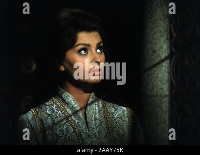 SOPHIA LOREN in EL CID 1961 direttore Anthony Mann musica MIKLOS ROZSA Italia / STATI UNITI D'AMERICA co-produzione Samuel Bronston Productions / Caro Film Produzione Foto Stock