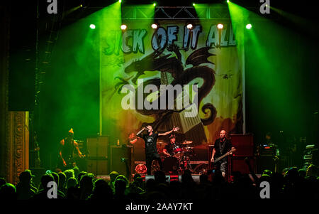 Malato di tutto effettuando al O2 Academy in Bournemouth. Credito: Charlie Raven/Alamy Foto Stock