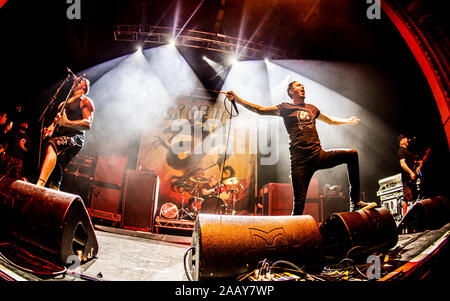 Malato di tutto effettuando al O2 Academy in Bournemouth. Credito: Charlie Raven/Alamy Foto Stock