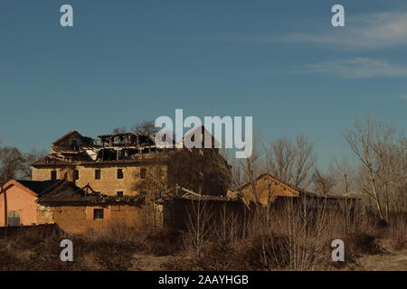 Villagarcia de Campos, Valladolid, Castilla y Leon, España Foto Stock