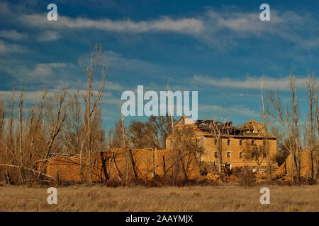 Villagarcia de Campos, Valladolid, Castilla y Leon, España Foto Stock