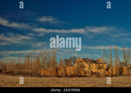 Villagarcia de Campos, Valladolid, Castilla y Leon, España Foto Stock