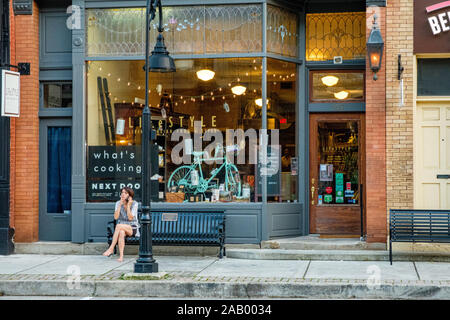 Stile di vita ristorante italiano, 108 East Pitt Street, Bedford, PA Foto Stock