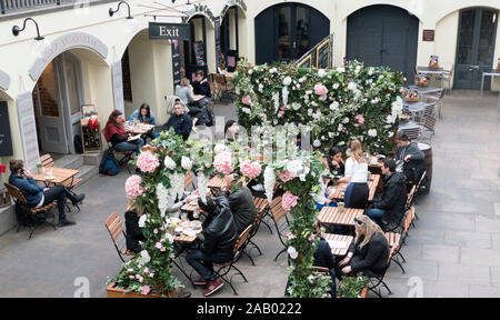 Il ristorante francese di livello inferiore di Covent Garden Londra Inghilterra Foto Stock