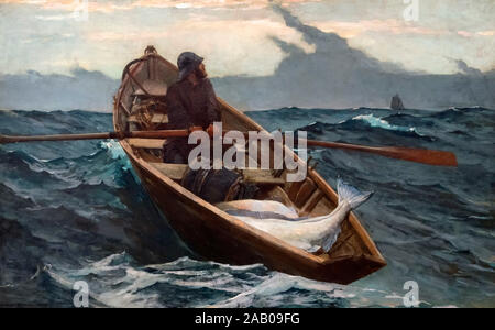 La Spia antinebbia da Winslow Homer (1836-1910), olio su tela, 1885 Foto Stock