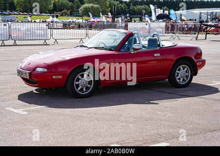 Red Mazda Miata MX-5 NA Mark 1 Foto Stock