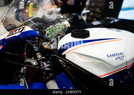 Smiths BMW S1000RR guidato da Peter Hickman per il team Smiths Racing BMW nel British Superbike Championship di Bennets Foto Stock