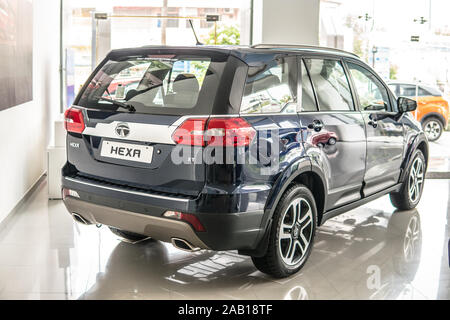 Bangalore, India, giugno 2018, Bengaluru city, Tata Hexa Auto SUV realizzato da Tata Motors in India Foto Stock