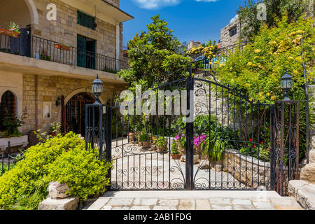 Deir el Qamar sul monte Libano medio oriente Foto Stock