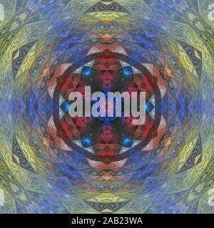 Coloratissimi modelli astratti e sfondi Foto Stock