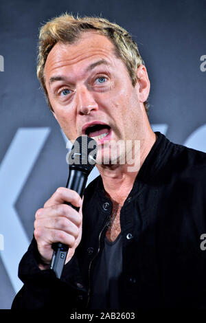 Chiba, Giappone. 24 Novembre, 2019. Jude Law alla 4a Tokyo Comic Con 2019 presso la fiera di Makuhari. Chiba, 24.11.2019 | Utilizzo di credito in tutto il mondo: dpa/Alamy Live News Foto Stock