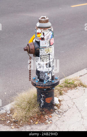 Idrante, Coney Island, Brooklyn , New York , Stati Uniti d'America. Foto Stock