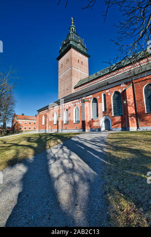 Cattedrale di Strangnas (Strangnas Domkyrka), Sodermanland County, Svezia e Scandinavia Foto Stock