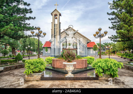 Thanh Tam Chiesa, Buon Me Thuot Città, Dak Lak, Vietnam Foto Stock