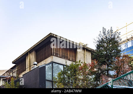 Sky House progettata da Kiyonori Kikutake, 1958; Tokyo, Giappone Foto Stock