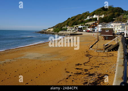 Isola di Wight, IOW, Ventnor, Osborne, vista mare, Costa, viste mare, Storia, Victoria, Prince Albert, Artistic, destinazione, Resort, Vacanze, Inghilterra. Foto Stock