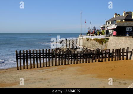 Isola di Wight, IOW, Ventnor, Osborne, vista mare, Costa, viste mare, Storia, Victoria, Prince Albert, Artistic, destinazione, Resort, Vacanze, Inghilterra. Foto Stock