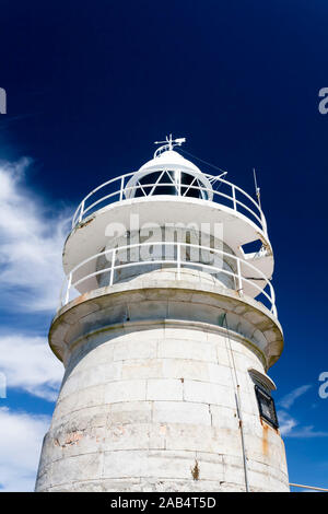 Faro in Atlantic Islands National Park, "Isole Cies', Galizia, Spagna Foto Stock