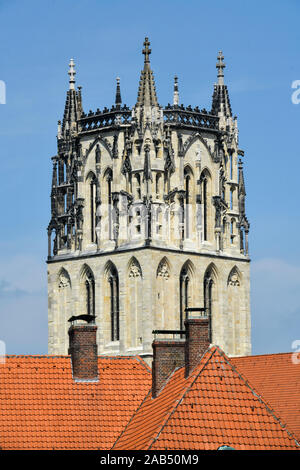 Liebfrauen-Überwasserkirche, Überwasserkirchplatz, Münster, Nordrhein-Westfalen, Deutschland Foto Stock