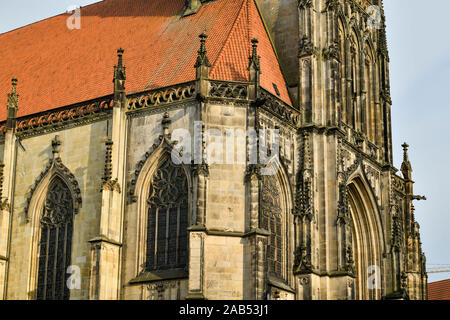 San Lamberti-Kirche, Lambertikirchplatz, Münster, Nordrhein-Westfalen, Deutschland Foto Stock