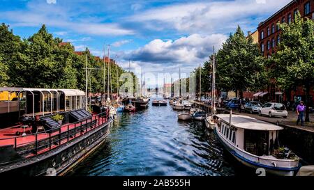 Il fiume di Copenaghen Landsape Cityscape Foto Stock