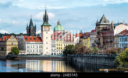 Panorama di Praga Foto Stock