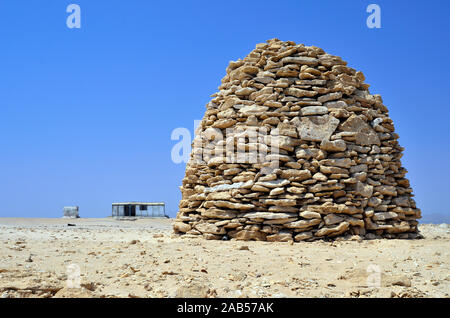 Pile di pietra a Marsa Alam Egitto Foto Stock