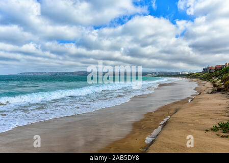 Spiaggia a Mossel Bay, Garden Route, Sud Africa Foto Stock