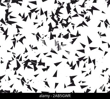 Seamless triangolo grunge pattern,sfondo astratto,texture geometrica Illustrazione Vettoriale